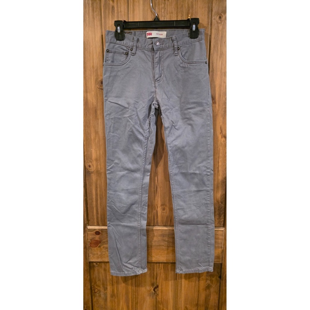 Levi's 511 Slim Fit Jeans Womens 16Reg W28 L28 Gray‎ Denim Stretch Medium Wash